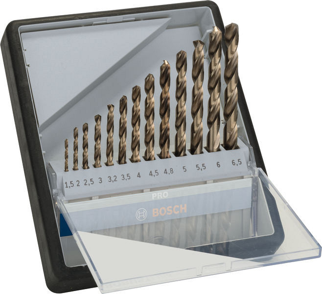 Komplet svedrov PRO Stainless Steel HSS-Co, 13 kosov