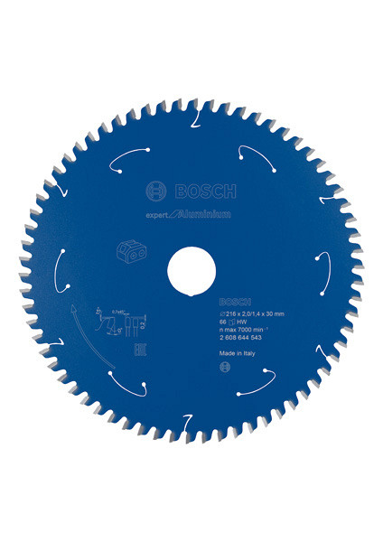 List za krožno žago Expert for Aluminium za akumulatorske žage 216x2/1,4x30 T66