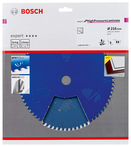 List za krožno žago Expert for High Pressure Laminate 216 x 30-64