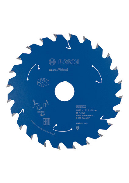 List za krožno žago Expert for Wood za akumulatorske žage 120x1,7/1,2x20 T24