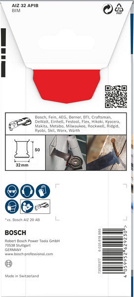 List za potopno žago PRO AIZ 32 APIB, 32 x 50 mm, 5 kosov