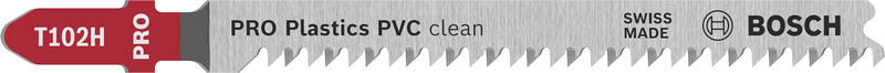 List za vbodno žago PRO Plastics PVC clean T102H 100 mm, 5 kosov