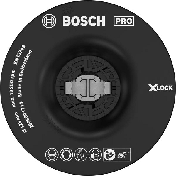 Mehki podporni krožnik PRO, 125 mm, X-Lock