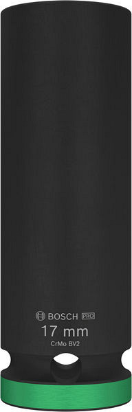 PRO Impact Socket, 1/2 palca, 17 mm, globok