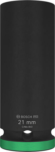 PRO Impact Socket, 1/2 palca, 21 mm, globok