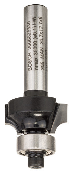 Rezkar za zaoblitev, 8 mm, R1 4 mm, L 10,5 mm, G 53 mm