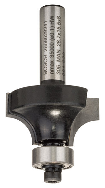 Rezkar za zaoblitev, 8 mm, R1 8 mm, L 15,2 mm, G 53 mm