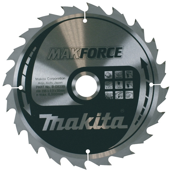 TCT MAKForce žagin list 180 mm (16 zob)