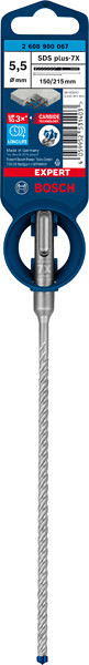 Udarni sveder EXPERT SDS plus-7X, 5,5 x 150 x 215 mm