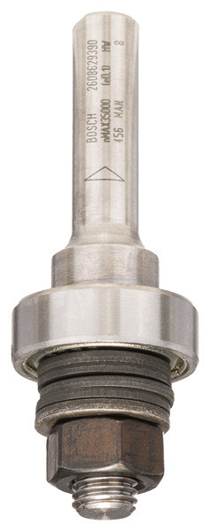 Vpenjalno steblo za kolutni rezkar s centrirnim krogličnim ležajem, 8 mm, D 22 mm, G 60,3 mm