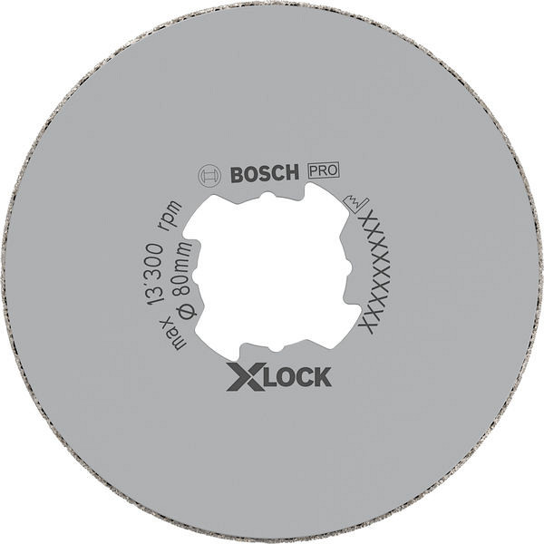 Vrtalna krona PRO Ceramic dry, 80 x 35 mm, X-Lock