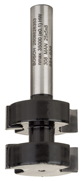 Vzmetni rezkar, 8 mm, D1 25 mm, L 5 mm, G 58 mm