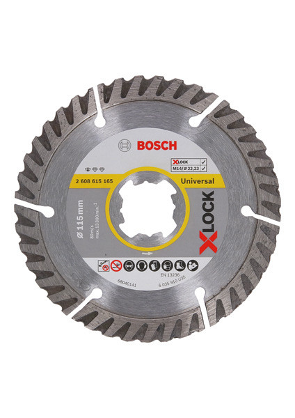 X-LOCK Standard for Universal 115 x 22,23 x 1,6 x 10; 2-delni