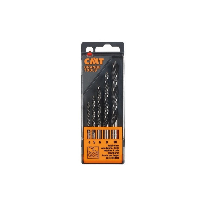 CMT set profesionalnih lesnih svedrov SP 4-10 mm