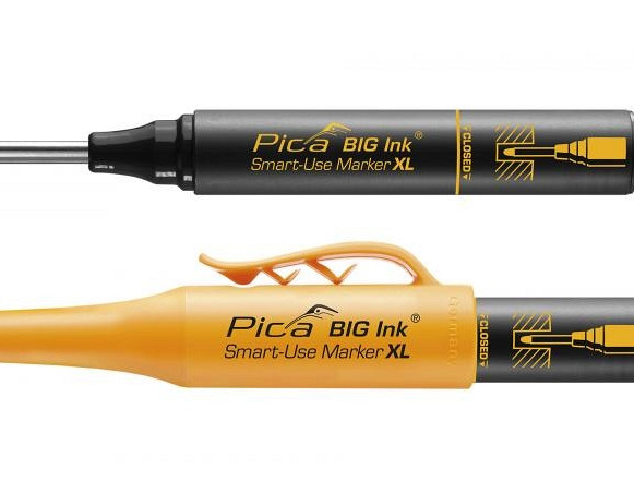 Pica-BIG-Ink XL marker za globoke luknje (ČRNA)