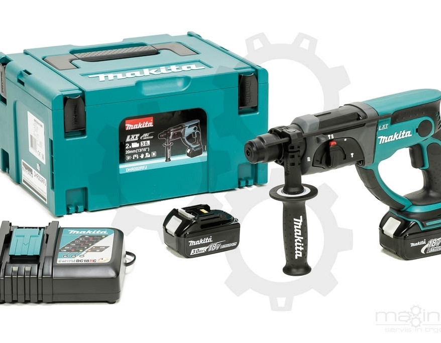 Akumulatorsko vrtalno kladivo SDS Plus 18V LXT MAKITA DHR202RFJ