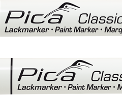 Pica Classic industrijski Marker RDEČA