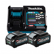 Set akumulatorjev MAKITA XGT (2 x 40V/4,0Ah + DC40RA)