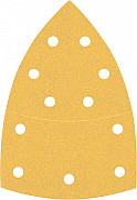 10-delni komplet brusnih papirjev EXPERT C470 z 11 luknjami za večnamenske brusilnike, 102 x 62 mm, 93 mm, G 120