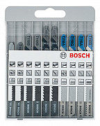 10-delni komplet listov za vbodne žage Basic for Metal and Wood