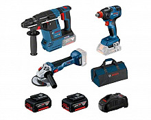 Kombinirani komplet GBH 18V-26 + GDX 18V-200 + GWS 18V-10 