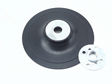 Podporni gumijasti krožnik za brusilne liste (Ø 115 mm)