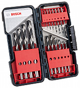 18-delni komplet spiralnih svedrov HSS PointTeQ Toughbox, 1–10 mm