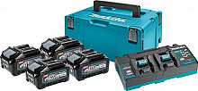 Set akumulatorjev MAKITA XGT (4 x 40V/4,0Ah + DC40RB)