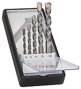 5-delni komplet svedrov za beton Robust Line CYL-3, 4–10 mm