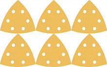 6-delni komplet brusnih papirjev EXPERT C470 za deltaste brusilnike, 93 mm, G 60/120/240