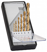 6-delni komplet svedrov za kovino Robust Line HSS-TiN, 135°, 2–8 mm