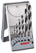 7-delni komplet spiralnih svedrov HSS PointTeQ Mini-X-Line, 2–8 mm