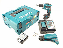 Akumulatorski suhomontažni knauf vijačnik s podajalnikom 18V LXT MAKITA DFS452AJX2