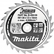 TCT Specialized žagin list za les 136 mm (24 zob)