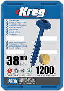 KREG® Blue-Kote vijaki (grobi navoj, Maxi-Loc) - 38 mm / 1.5
