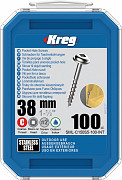 KREG® Nerjaveči (INOX) vijaki (grobi navoj, Maxi-Loc) - 38 mm / 1.5