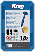 KREG® Blue-Kote vijaki (grob navoj, Maxi-Loc) - 64 mm / 2.5