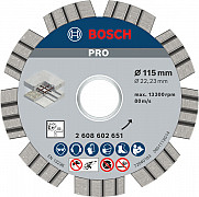 Diamantna plošča PRO Concrete, 115 x 22,23 mm