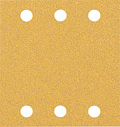 EXPERT C470 brusni papir s 6 luknjami za vibracijske brusilnike, 115 x 107 mm, G 60, 10 kosov