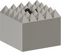 Jekleno teptalo PRO SDS max-4C, 60 x 60 mm