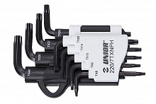 KLJUČI INBUS TX Z LUKNJO NA PVC OBEŠALU Art.220/7TXNPH UNIOR