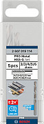 Komplet spiralnih svedrov PRO Metal HSS-G, 5 kosov