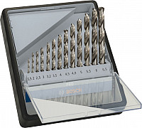 Komplet spiralnih svedrov PRO Metal HSS-G, 13 kosov