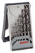 Komplet spiralnih svedrov PRO Metal HSS-G, 7 kosov
