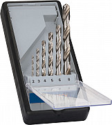 Komplet spiralnih svedrov PRO Metal HSS-G, 6 kosov