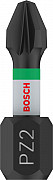 Nastavek PRO Pozidriv Impact, PZ2, 25 mm, 2 kosa
