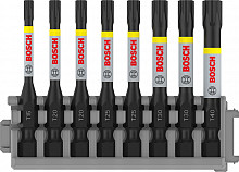 Nastavek PRO Torx Impact, T15, T20(x2), T25(x2), T30(x2), T40, 55 mm, 8 kosov