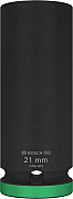 PRO Impact Socket, 1/2 palca, 21 mm, globok