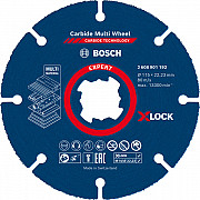 Rezalna plošča EXPERT Carbide Multi Wheel X-LOCK, 115 mm, 22,23 mm