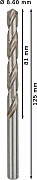 Sveder standardne dolžine PRO Metal HSS-G, 8,6 x 81 x 125 mm, 5 kosov